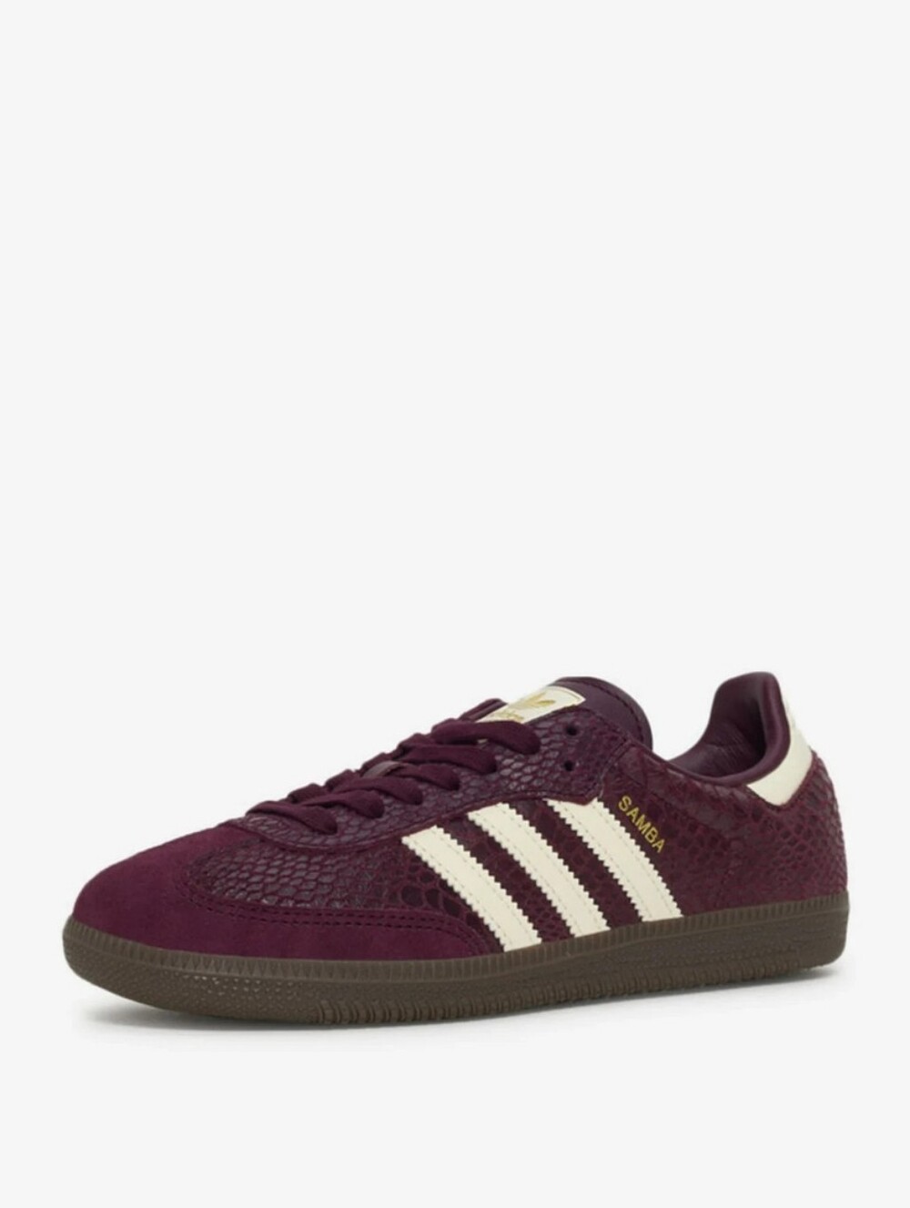 Adidas Samba OG Maroon Cream Gold 8.5 Women's - IH3979
